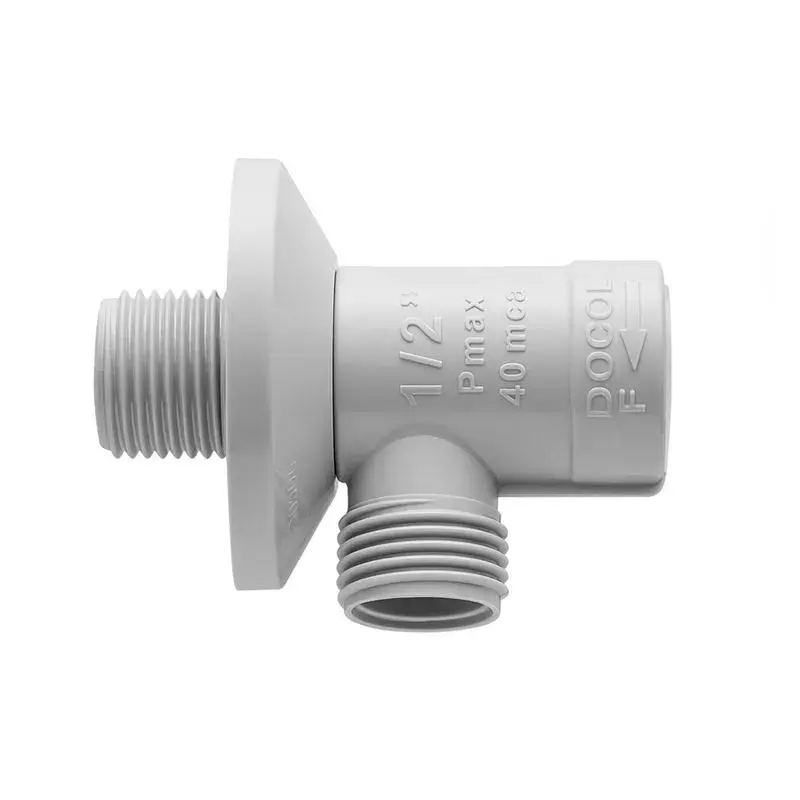 Registro Regulador de Vazão Standard de 1/2" em ABS Cinza Docol