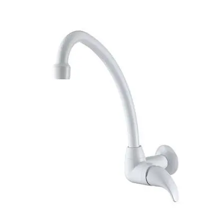 Torneira de Cozinha Parede Bica Móvel Branca Fortti F56 1168