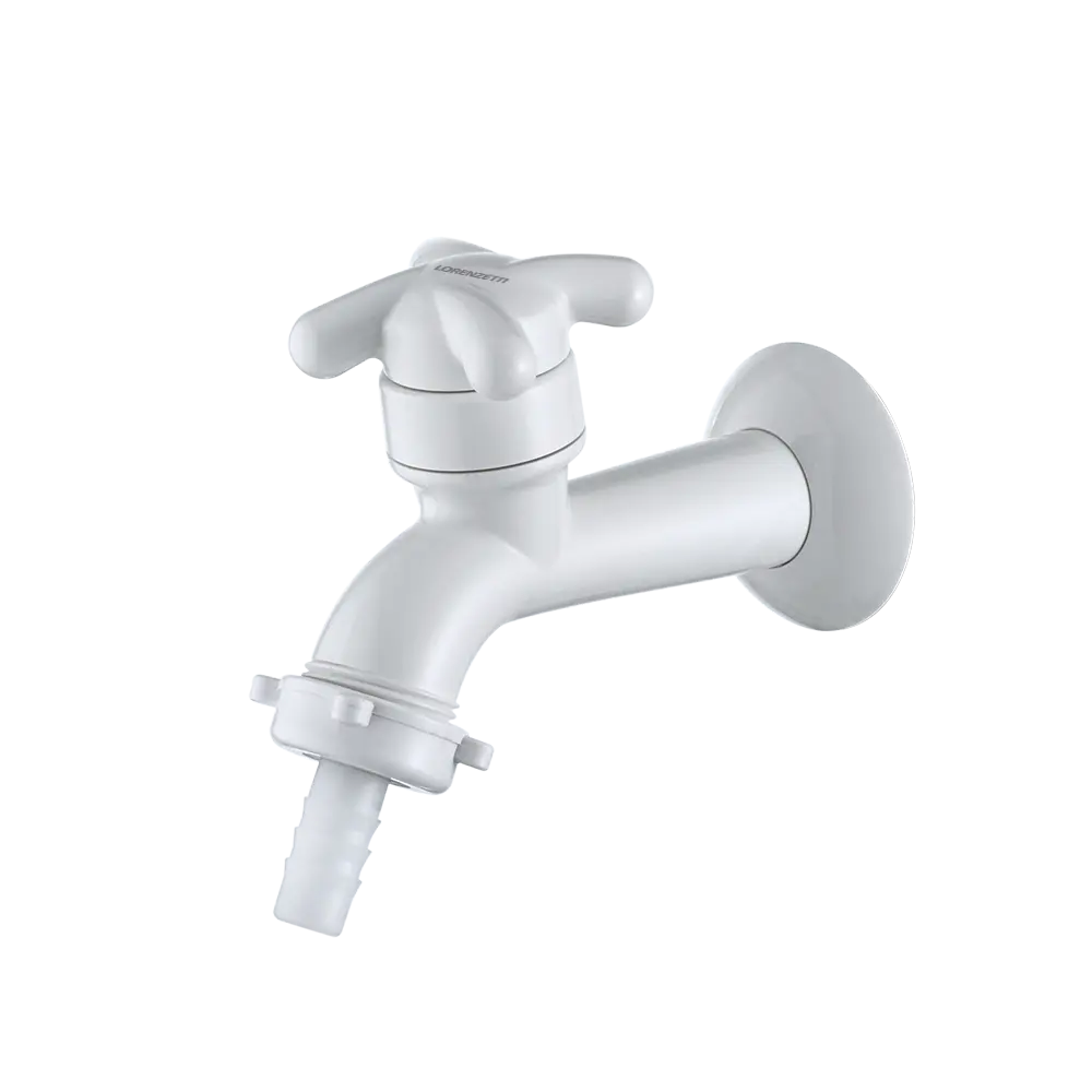 Torneira de Parede Brio Branca para Tanque e Jardim