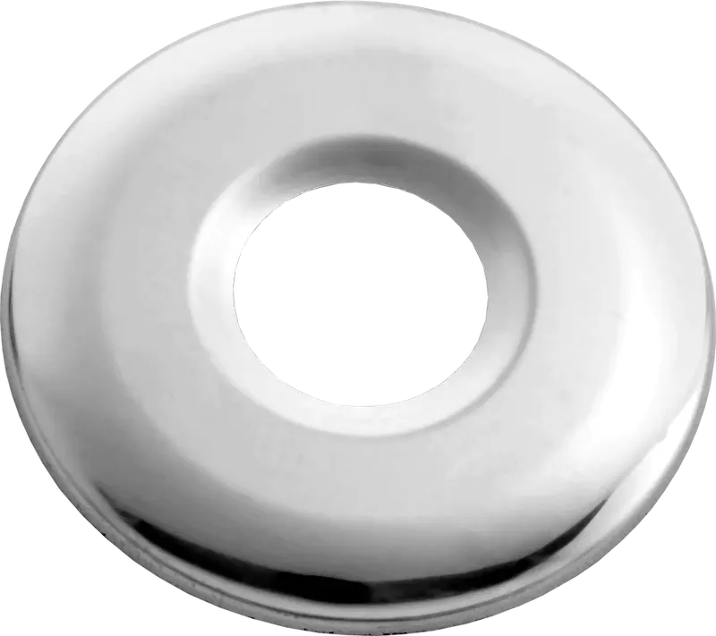Canopla Redonda 1/2" em Aço Inox 60 mm x 5 mm Blukit