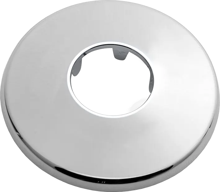 Canopla Redonda 1/2" em ABS Cromado 60 mm x 10 mm Blukit