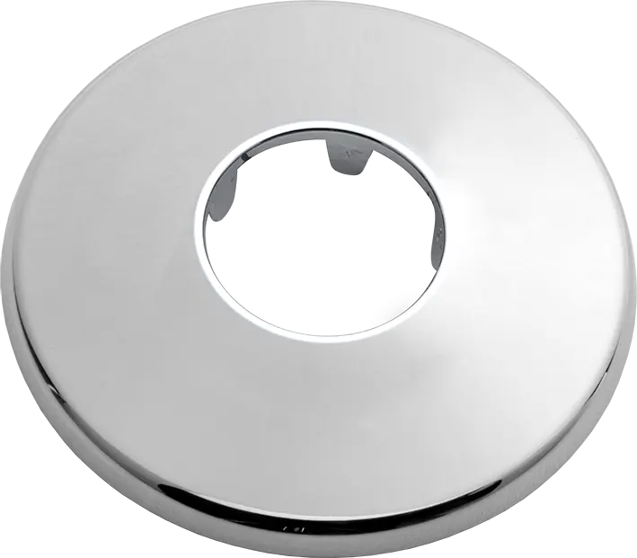 Canopla Redonda 1/2" em ABS Cromado 80 mm x 10 mm Blukit