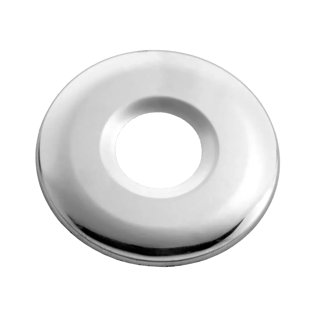 Canopla Redonda Cromada 1/2" 60 mm x 7 mm Blukit
