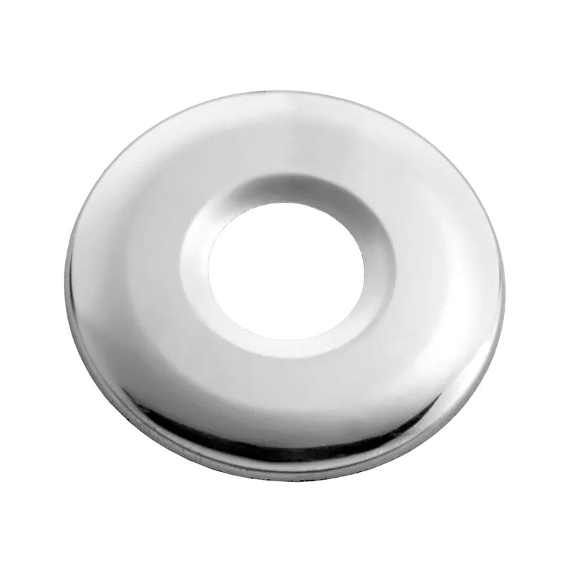 Canopla Redonda Cromada 1/2" 60 mm x 7 mm Blukit