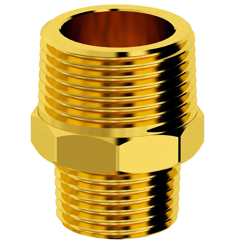 Niple Duplo de Redução em Latão 3/4" x 1/2" Censi