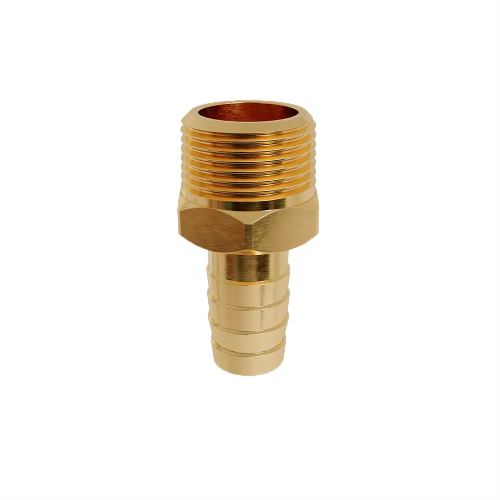 Espigão de Latão Rosca Macho 3/4" x Bico para Mangueira 1/2" Censi