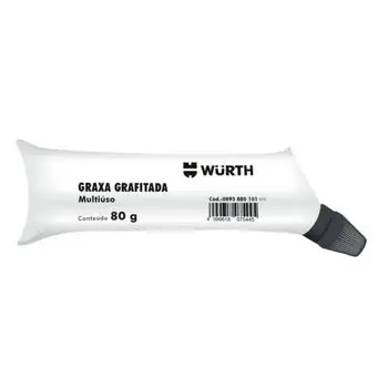 Graxa Branca Lubrificante de Lítio Sachê 80g Wurth