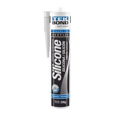 Silicone Preto 256 g Tekbond