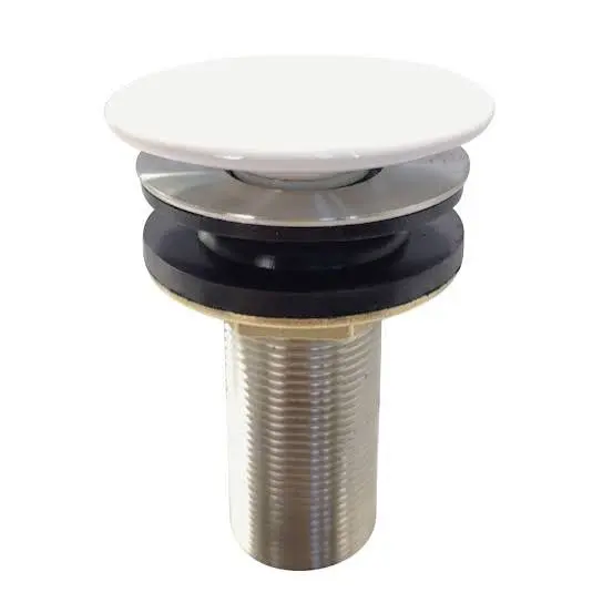 Válvula Click para Lavatório 7/8" com Tampa Grande em Inox