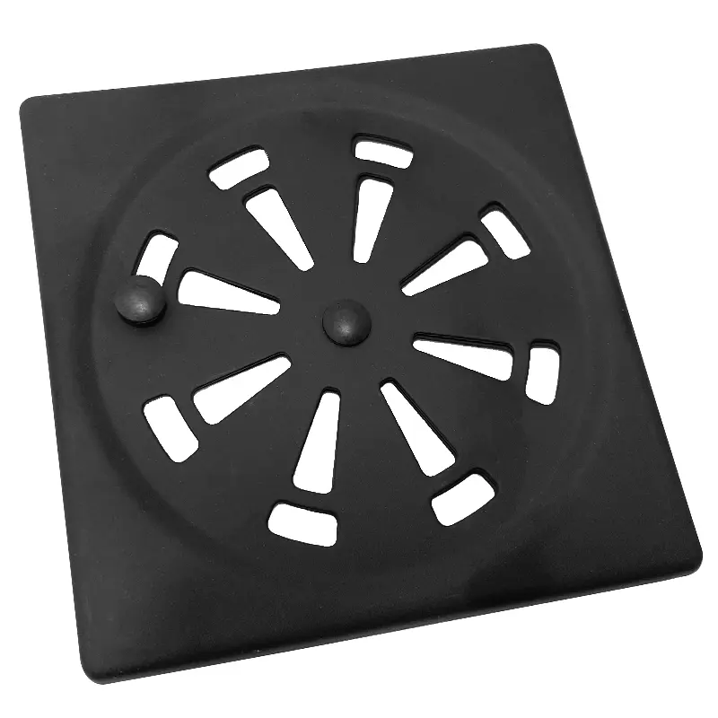 Grelha Quadrada Inox 150mm Com Fecho Black