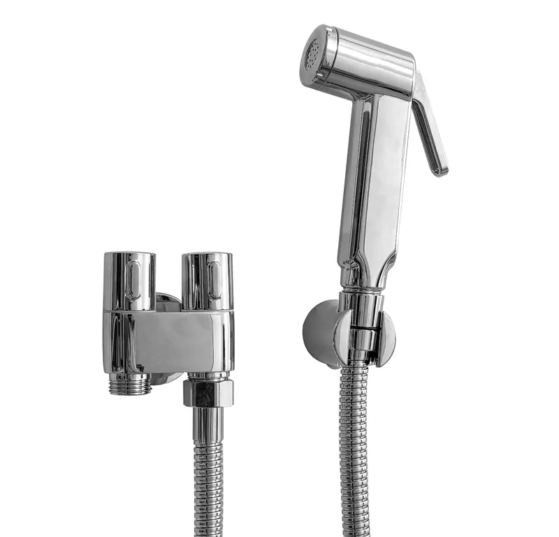 Kit Ducha Higiênica com Registro Duplo Cromado