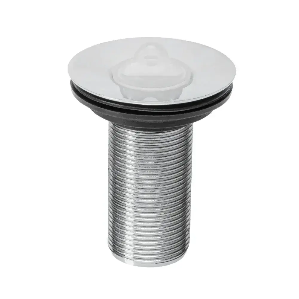 Válvula de Escoamento para Lavatório 7/8" Sem Ladrão Metal Cromado Liege