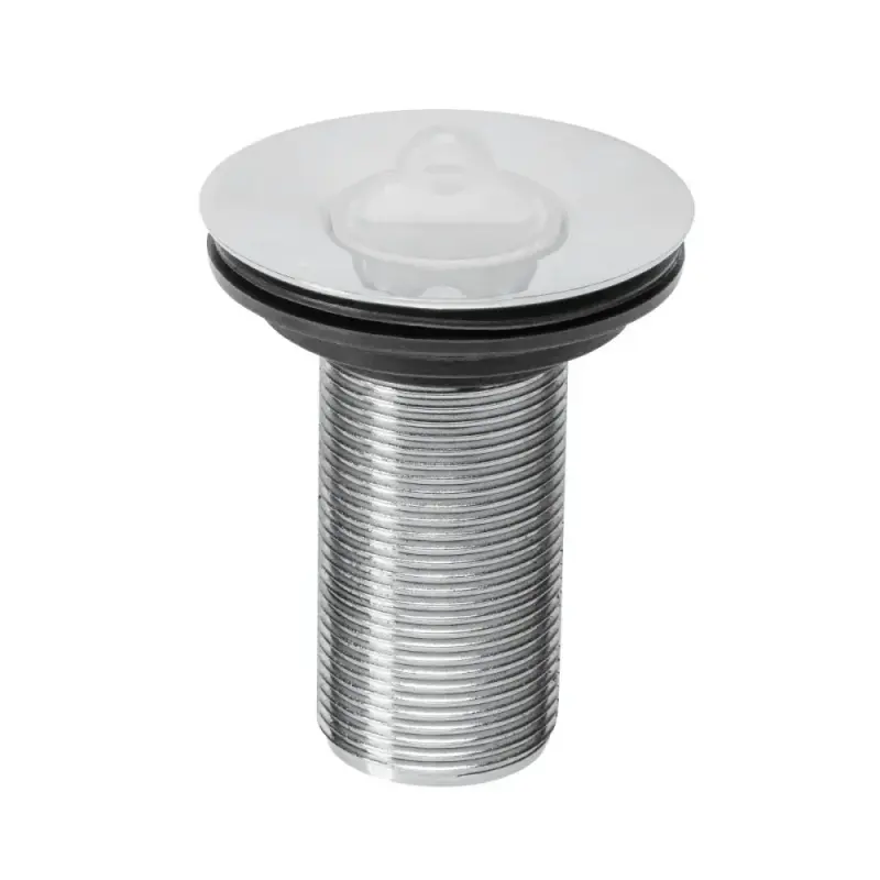Válvula de Escoamento para Lavatório 7/8" Sem Ladrão Metal Cromado Liege