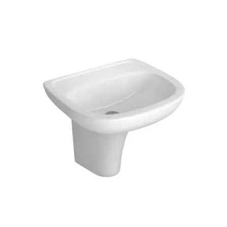Lavatório com Mesa Vogue Plus 540x465mm Branco Deca (Ref. L.51.17)